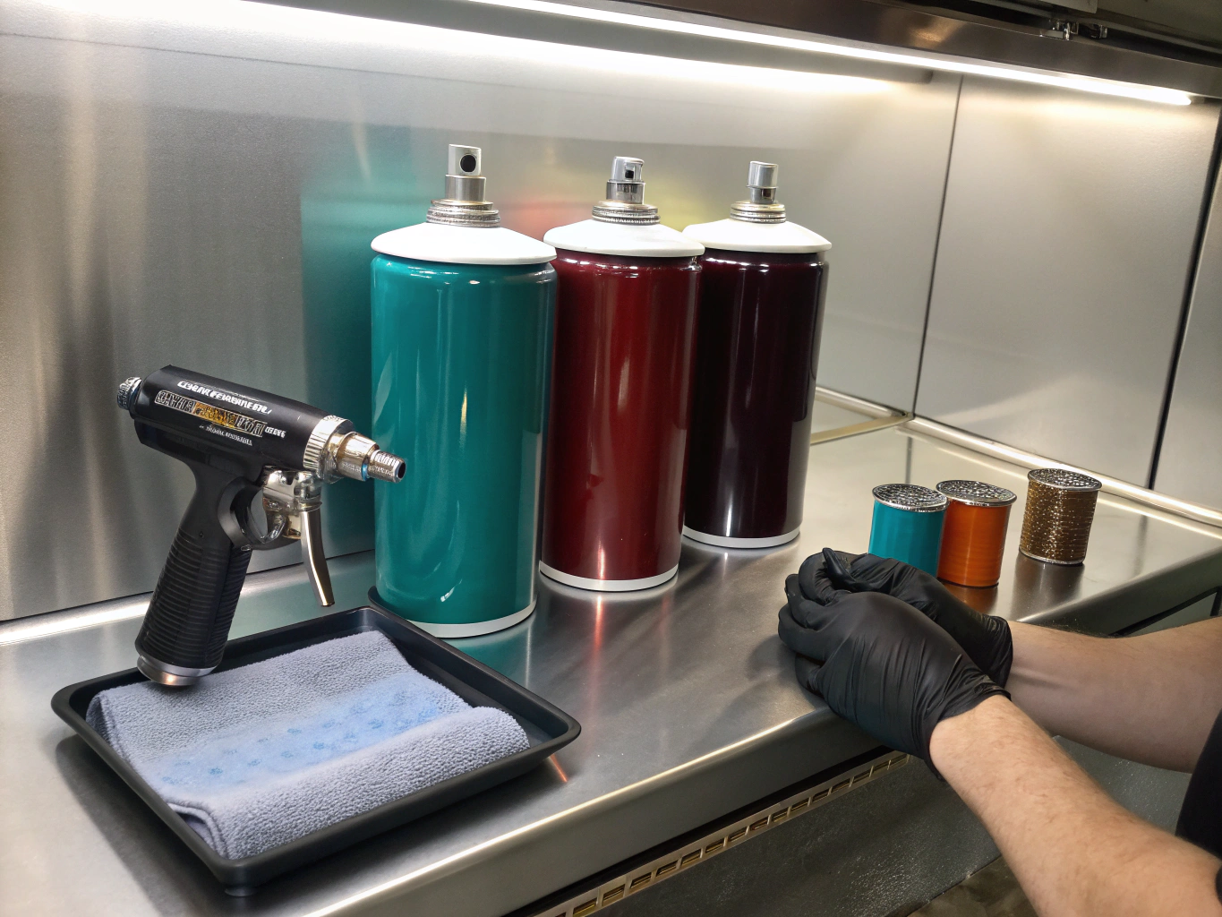 Precision ceramic coating applicators and microfiber tools
